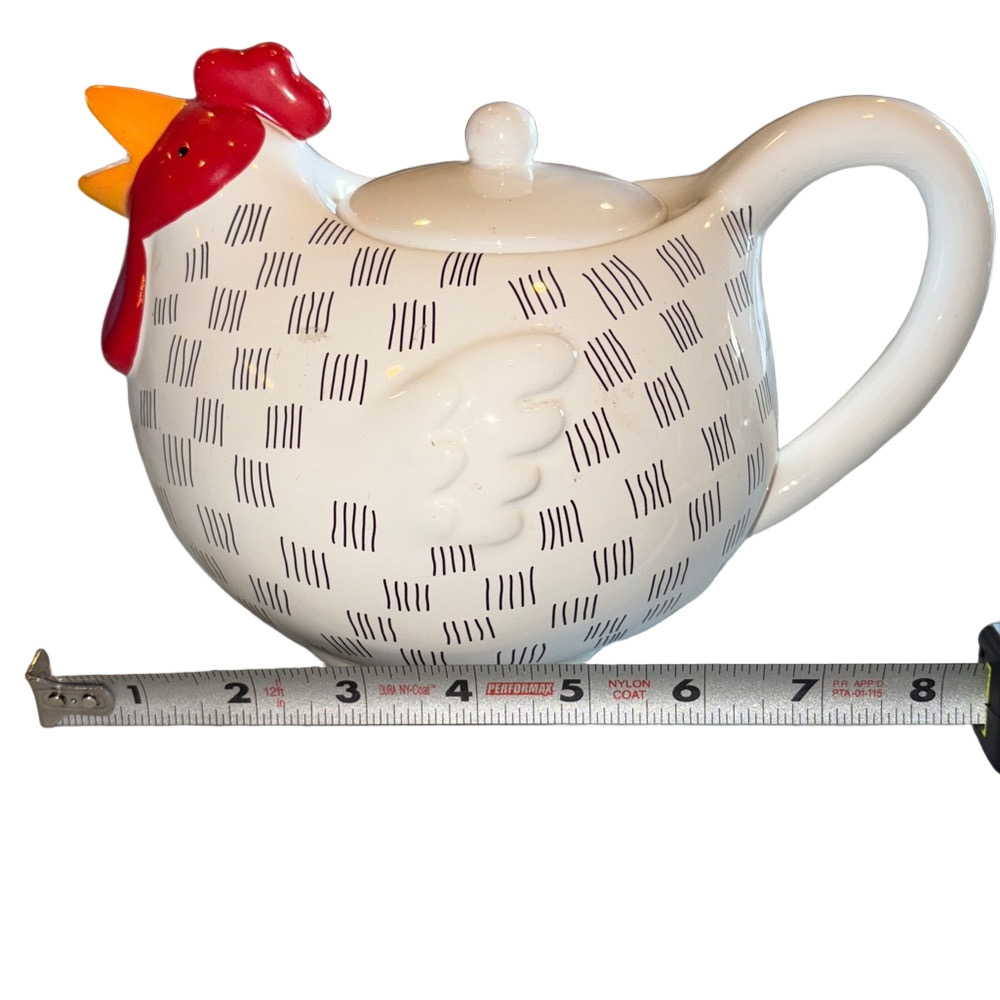 Blue Sky Vintage Ceramics Rooster Teapot - Picture 7 of 8